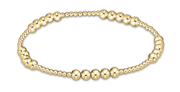 enewton Classic Blissful Pattern Gold Beaded Bracelets