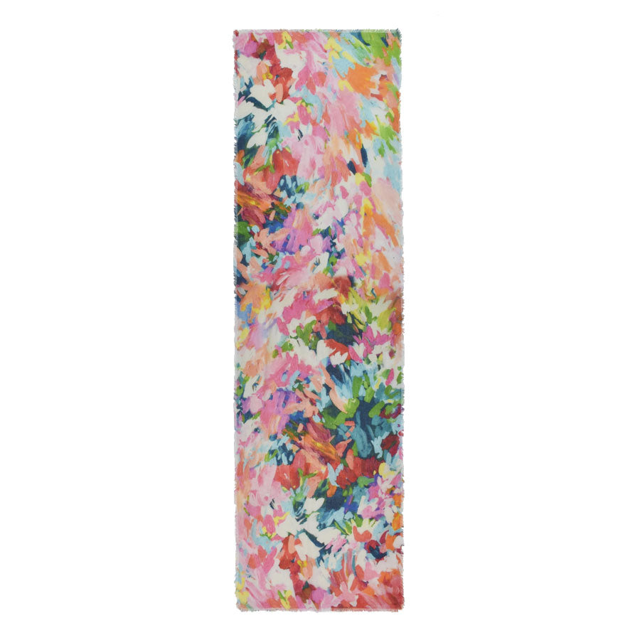Kyrie Colorful Brushstrokes Printed Scarf