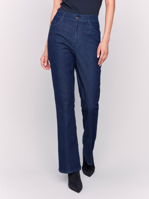 Charlie B Long Length, Regular Rise, Bootcut Leg Pant