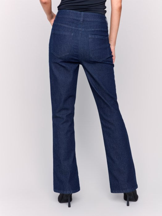 Charlie B Long Length, Regular Rise, Bootcut Leg Pant