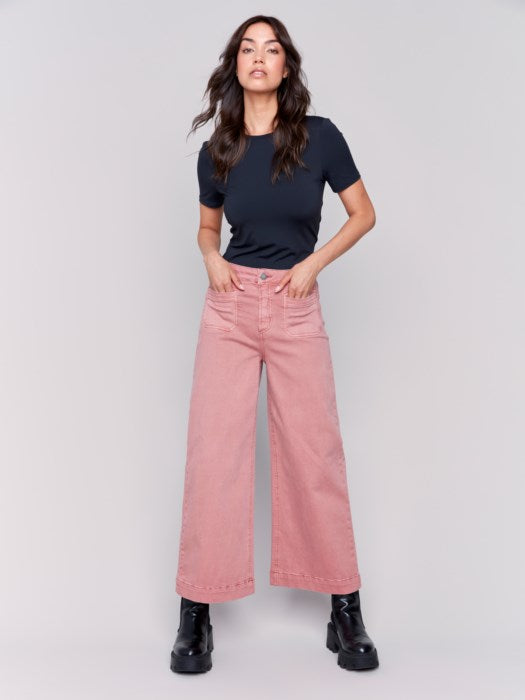 Charlie B Front Patch Pocket, Flare Leg Pant