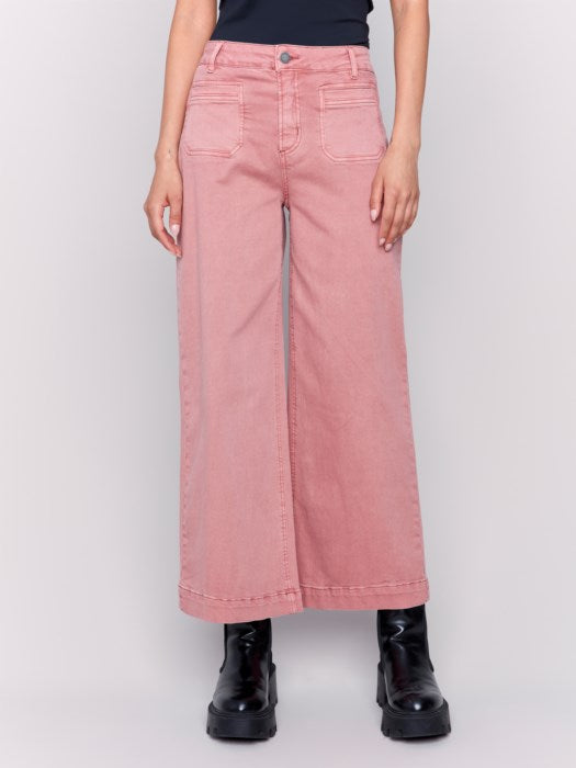 Charlie B Front Patch Pocket, Flare Leg Pant