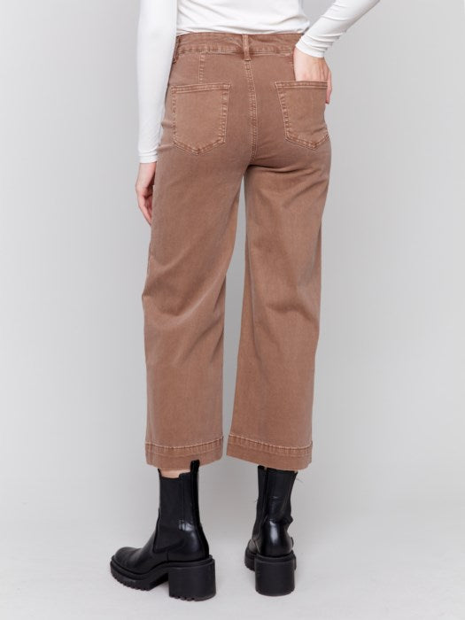 Charlie B Front Patch Pocket, Flare Leg Pant