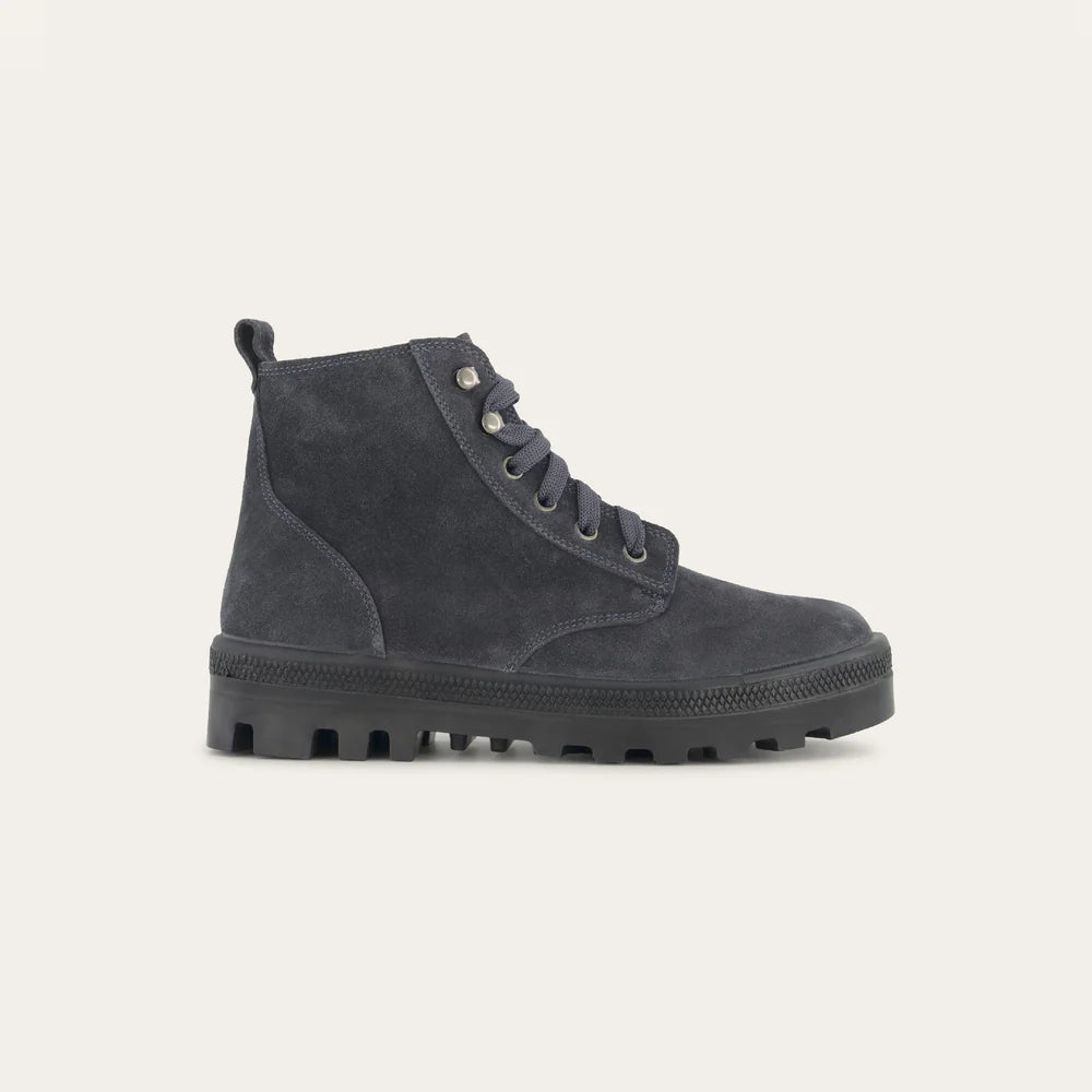 NAOT Canoe Boots - Charcoal Soft Suede