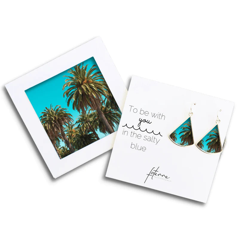 California Palm Tree Earrings
