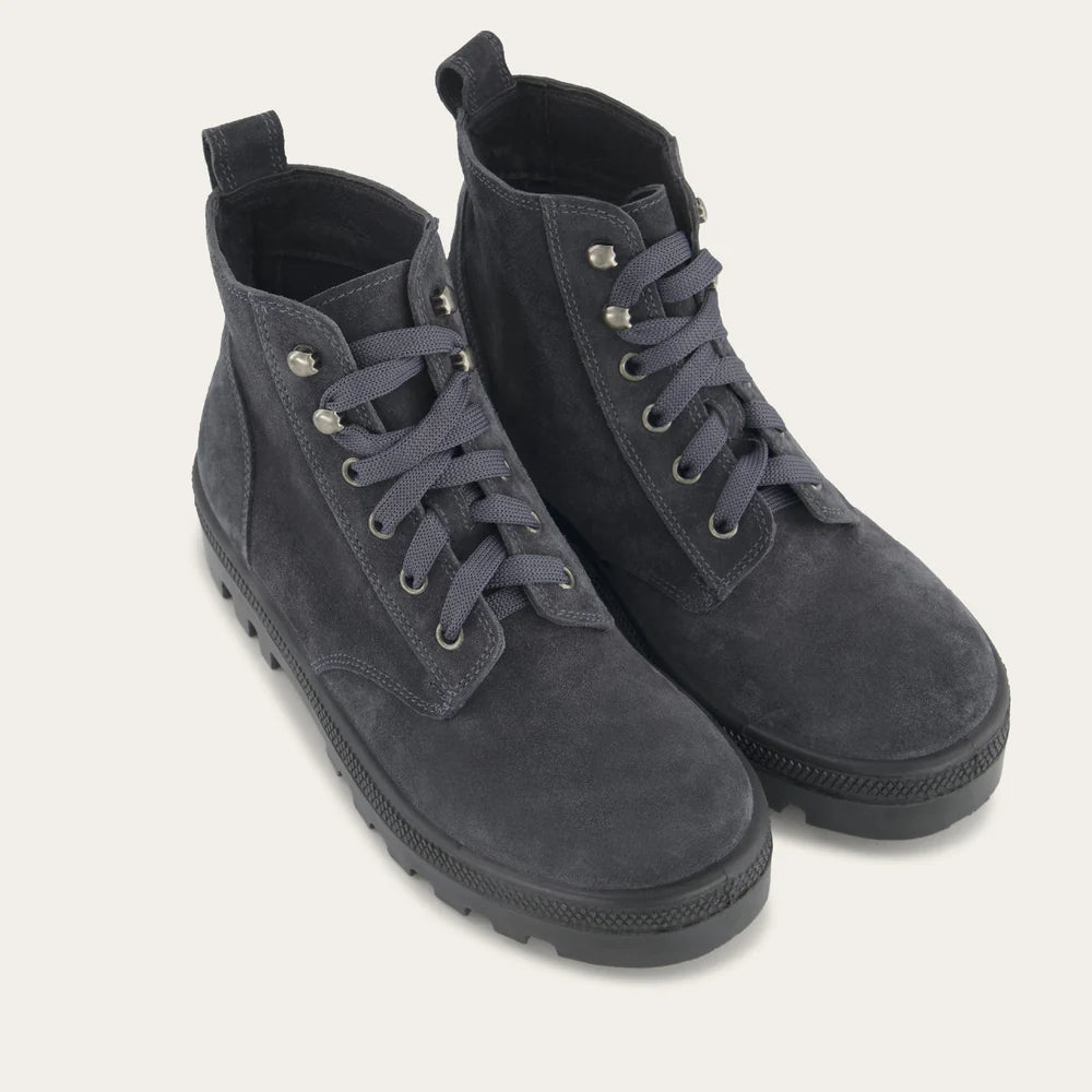 NAOT Canoe Boots - Charcoal Soft Suede