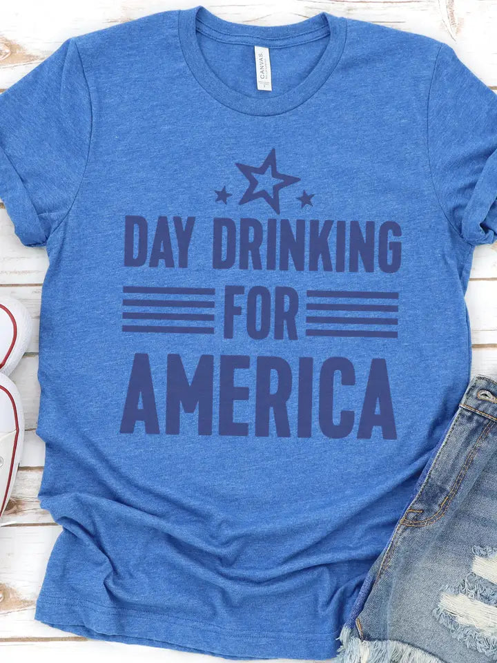 Day Drinking for America Tee