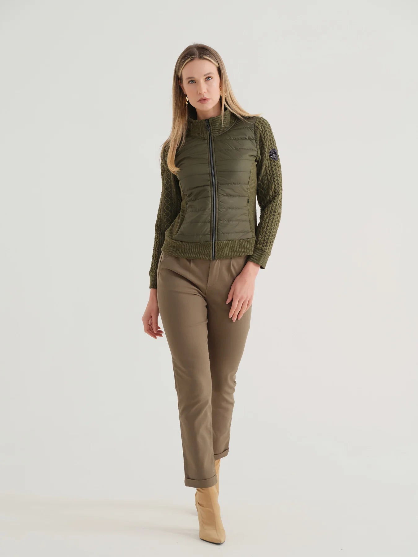 Dolcezza Zipper Puffer Jacket