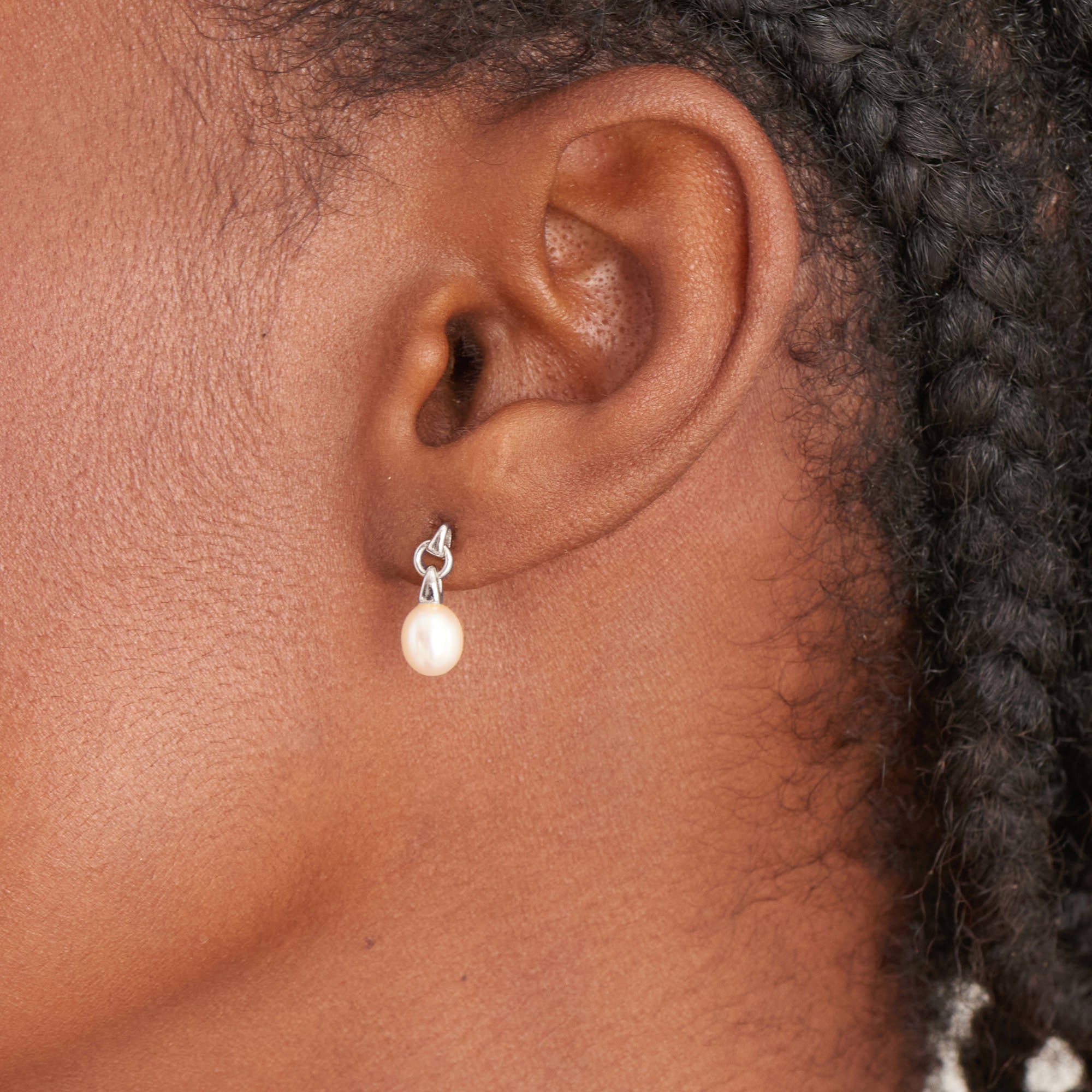 Ania Haie Pearl Drop Stud Earrings