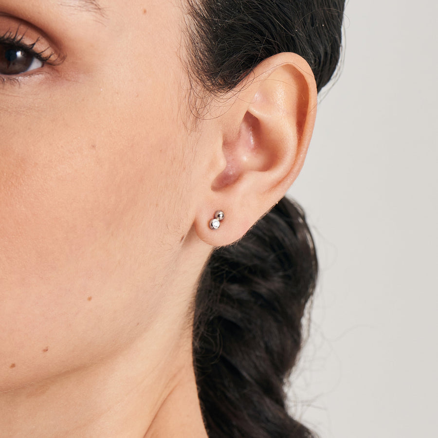 Ania Haie Orb Sparkle Stud Earrings