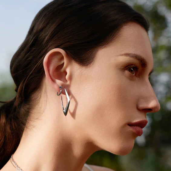 Ania Haie Geometric Hoop Earrings