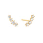 Ania Haie Sparkle Climber Stud Earrings