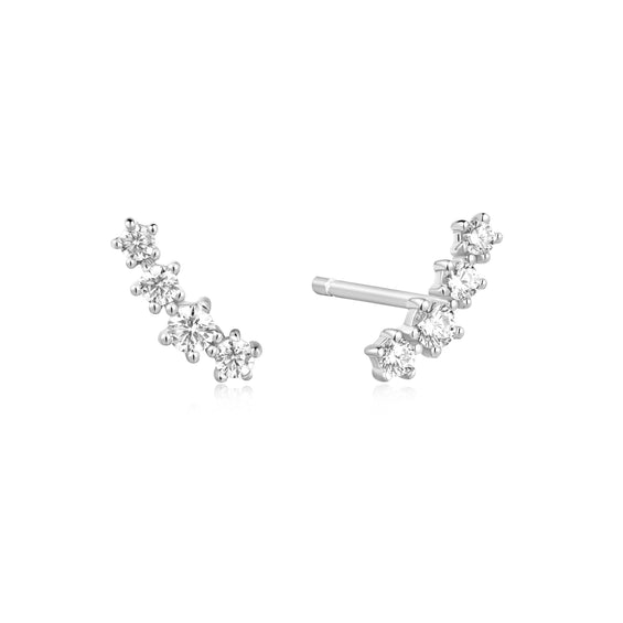 Ania Haie Sparkle Climber Stud Earrings