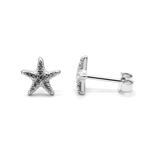 Stia Pavé Dancing Starfish Earrings
