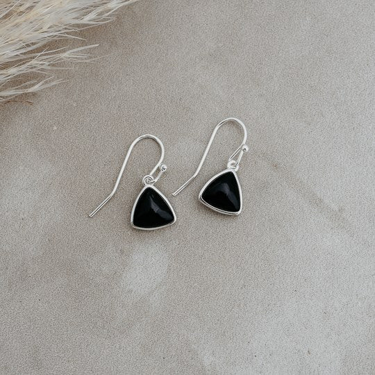 Elsie Black Onyx Earrings