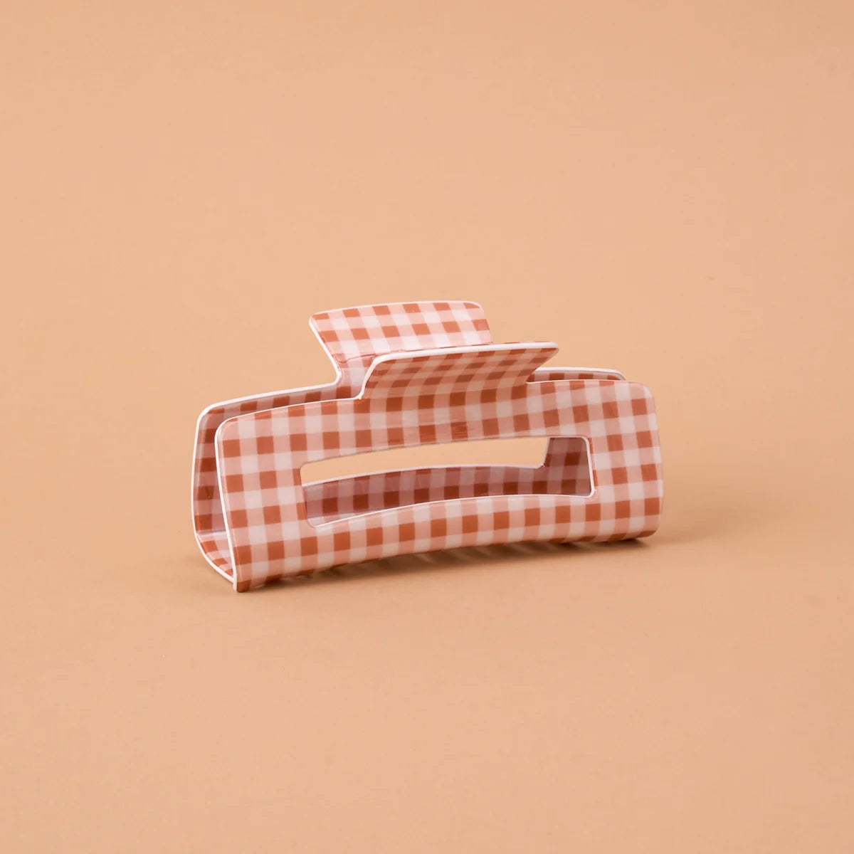 Claw Clip | Maple Gingham
