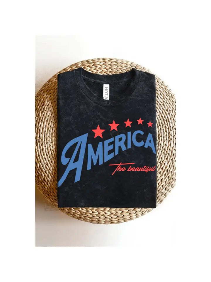 America The Beautiful Mineral Blue Tee
