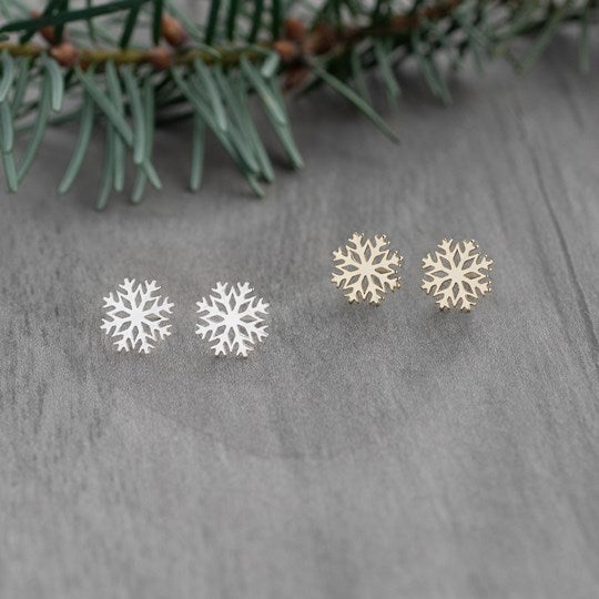 Frost Snowflake Stud Earrings