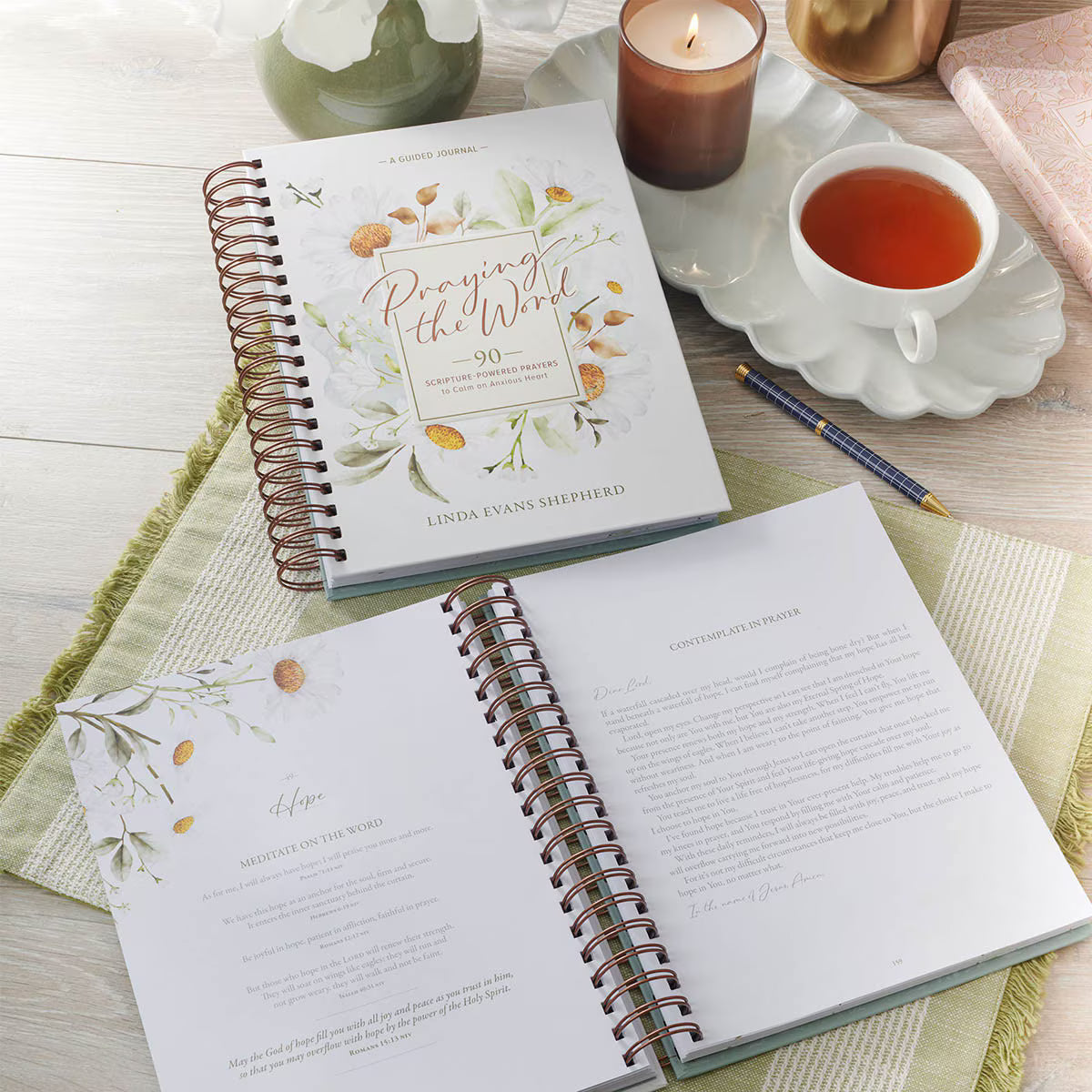 Praying the Word: 90 Scripture-Powered Prayers Spiral Prayer Journal