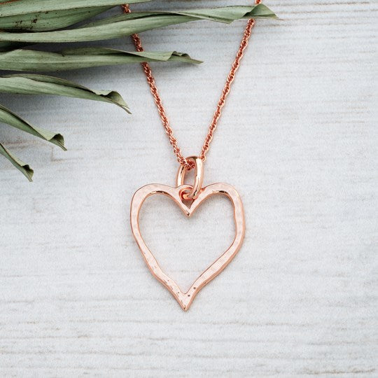 Giving Heart Rose Gold Necklace