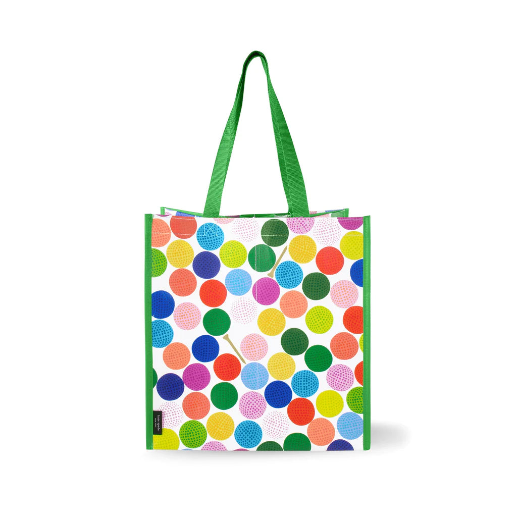 Kate Spade Grocery Tote with Golf Balls