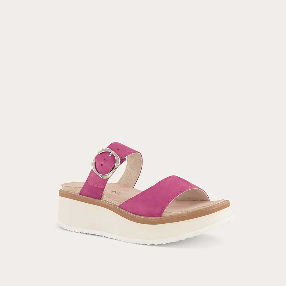 NAOT Halvah Sandals | Pink Plum Nubuck
