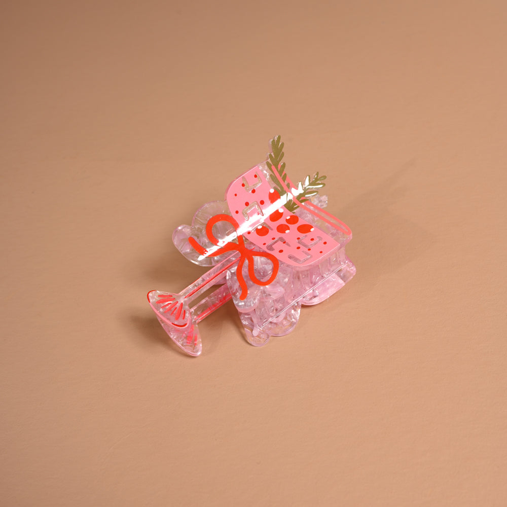 Shape Up Claw Clip | Cranberry Cosmo