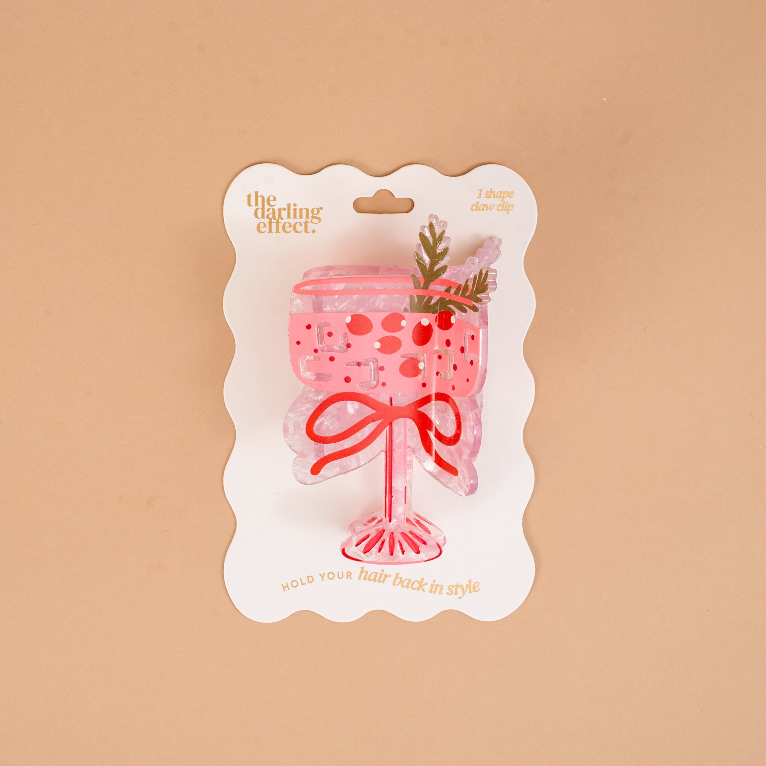 Shape Up Claw Clip | Cranberry Cosmo