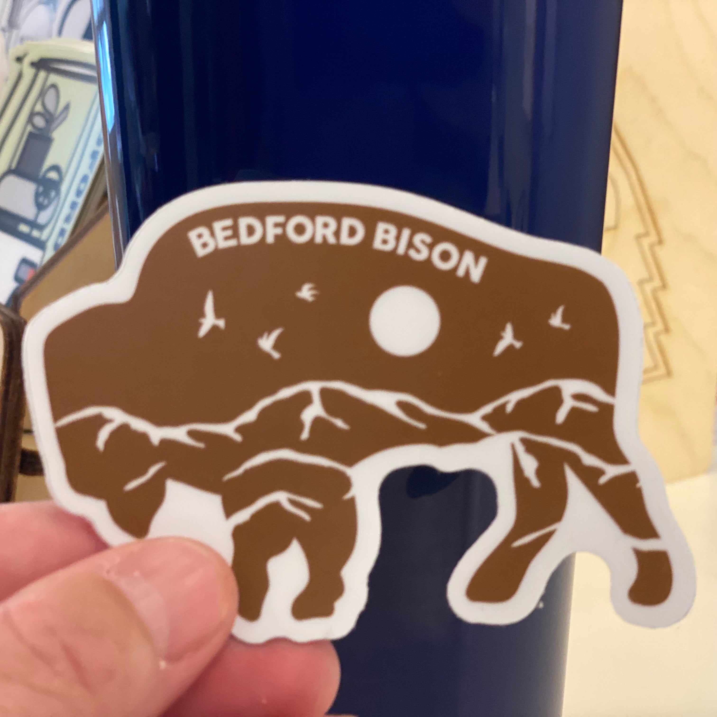 Big Brown Bison Bedford, PA Sticker