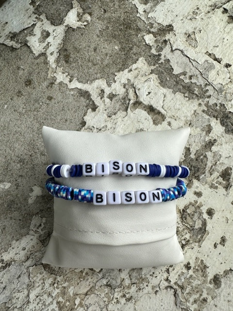 Bedford Bison School Spirit Team Bracelets