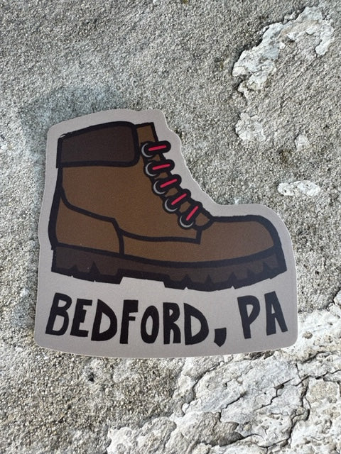 Hiking Boot Bedford PA Sticker
