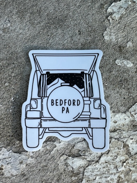 Jeep Bedford PA Sticker