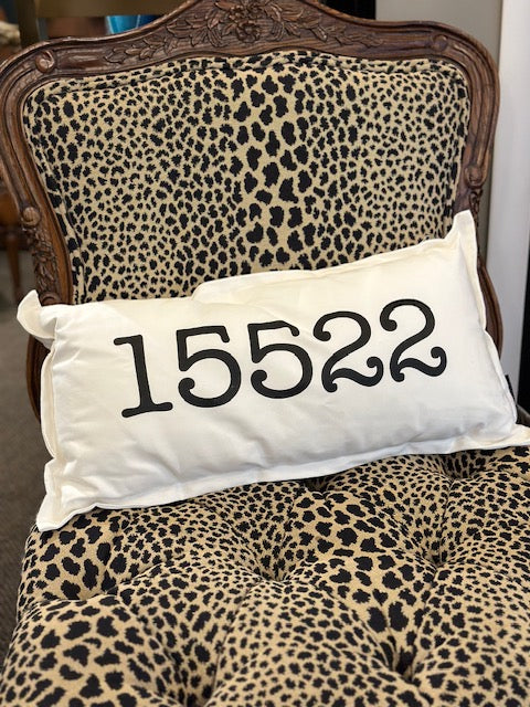 Bedford Zip Code Pillow - 15522