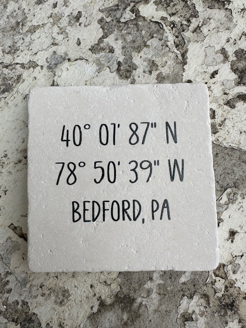 Bedford Pa Custom Coasters