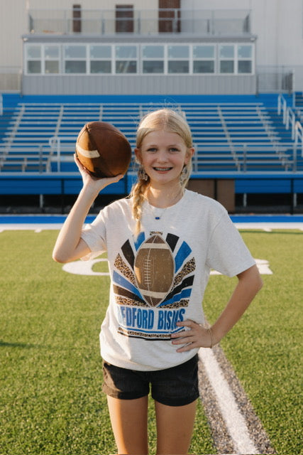 Bedford Bisons Football Sunburst Tee