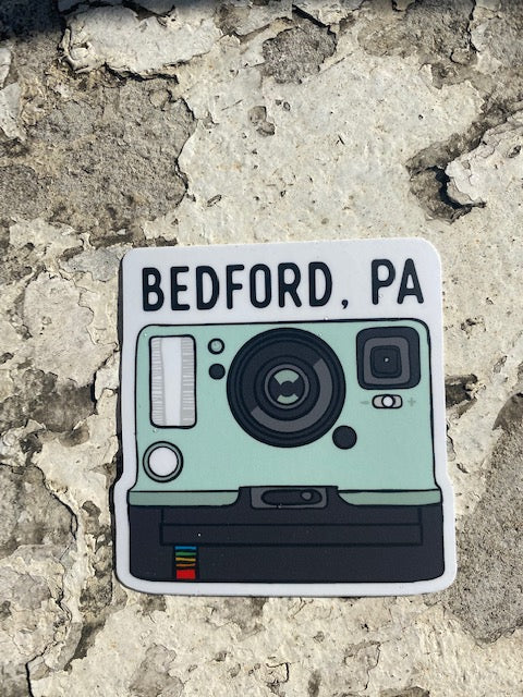 Polaroid Camera Bedford PA Sticker
