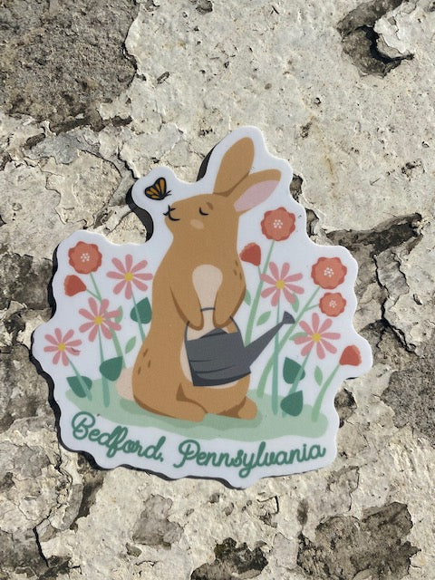 Garden Bunny Bedford PA Sticker