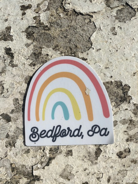 "Be Kind" Rainbow Bedford PA Sticker