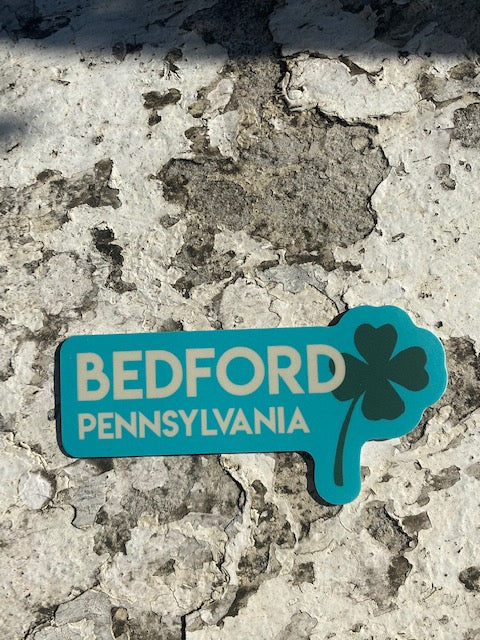 "Feeling Lucky" Shamrock Bedford PA Sticker