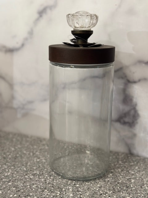 Lg Jar With Knob Handle