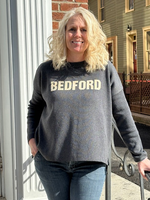 Bedford Everyday Relaxed Sweater - Charcoal Gray