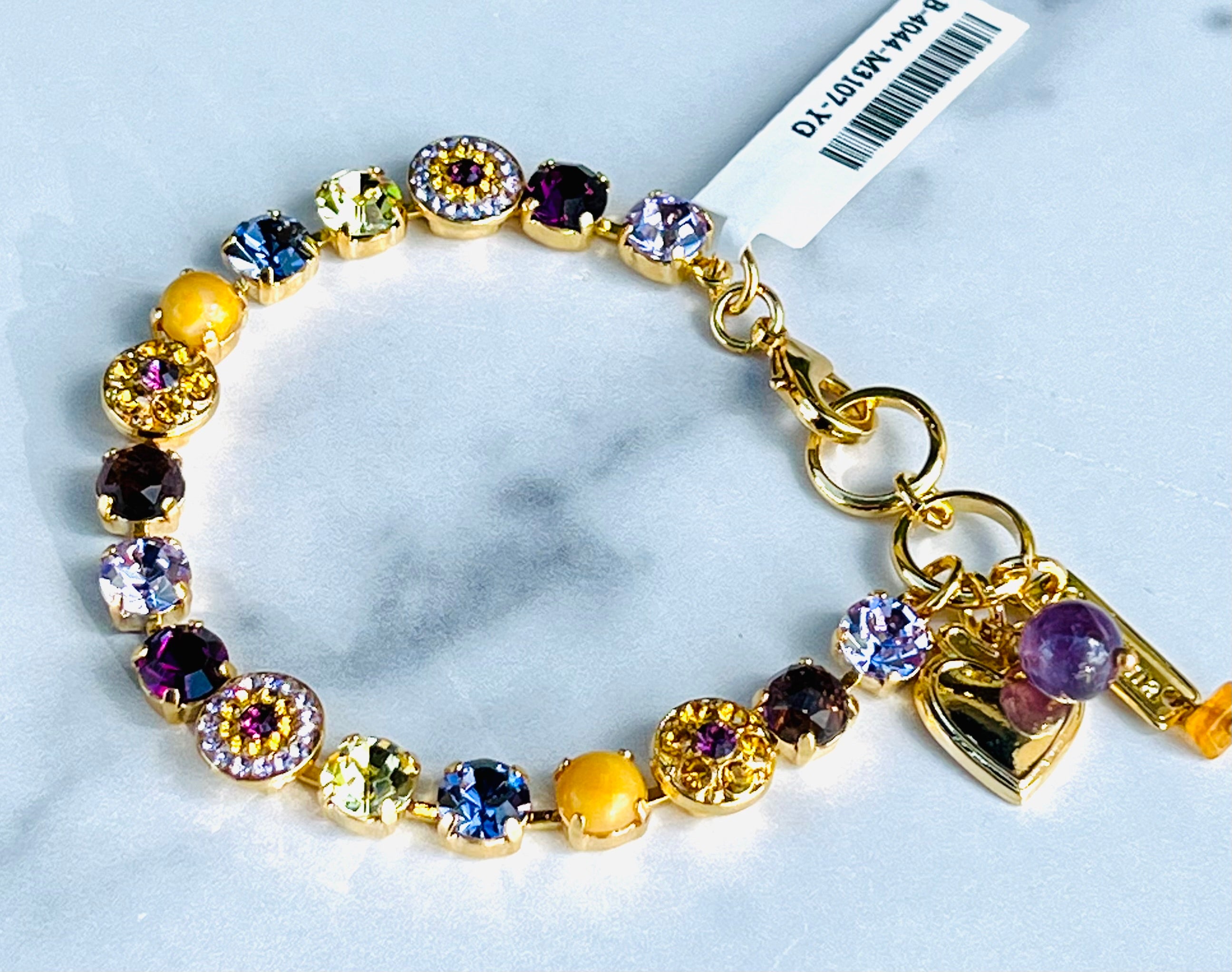 Mariana Gold Must-Have Pave Crystal Bracelet in "Sunrise"