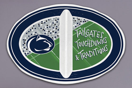 Penn State Melamine Oval Field Platter