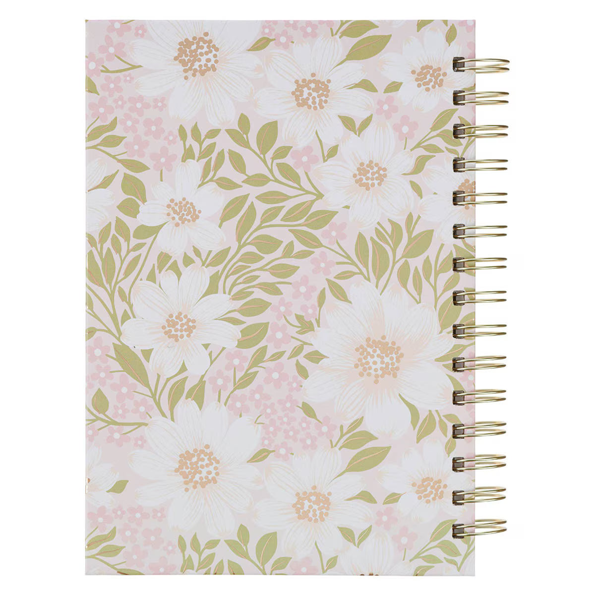 Bless and Keep You Blush Bloom Spiral Journal - Numbers 6:24