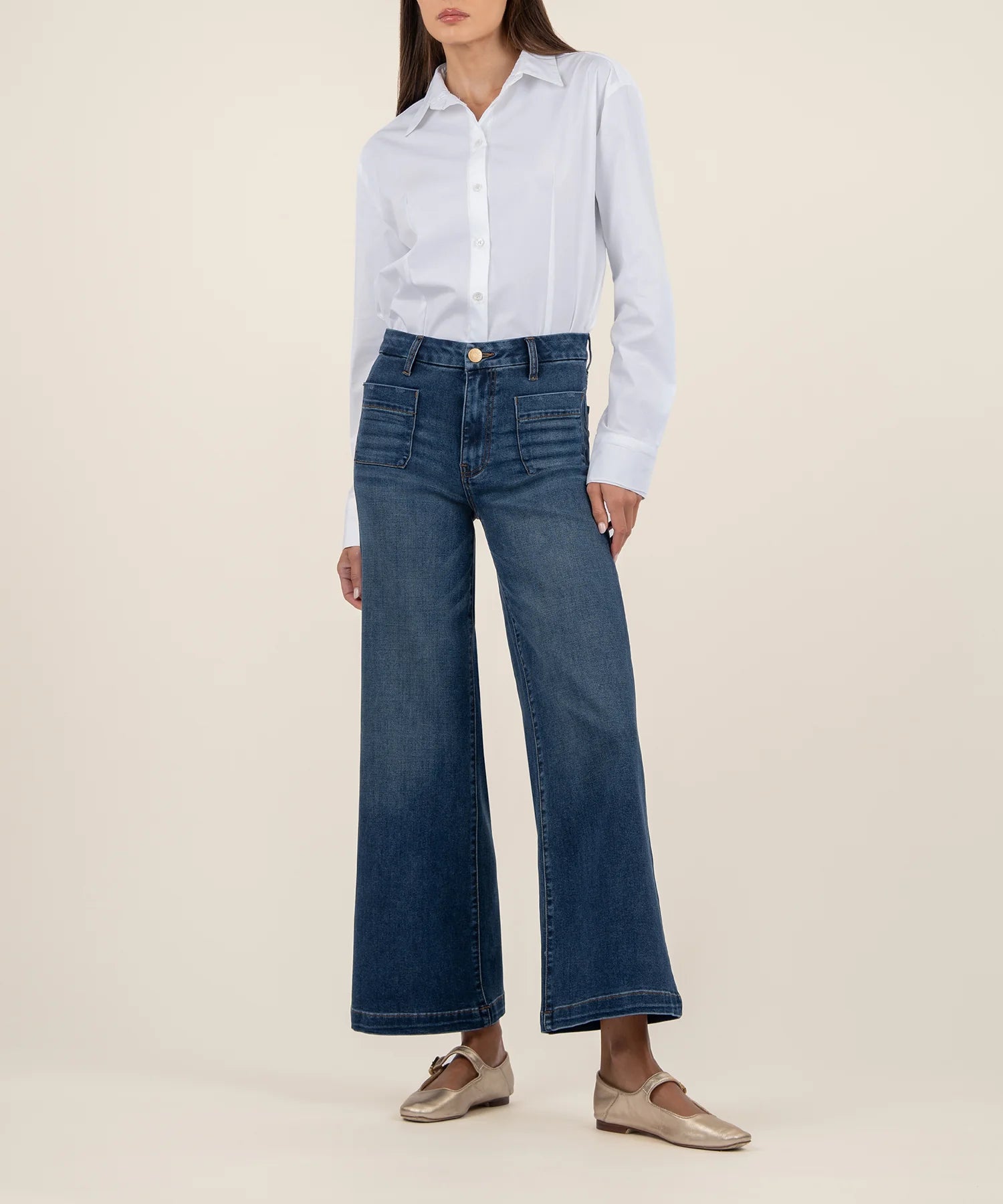 Kut from the Kloth Meg High Rise Wide Leg Jeans