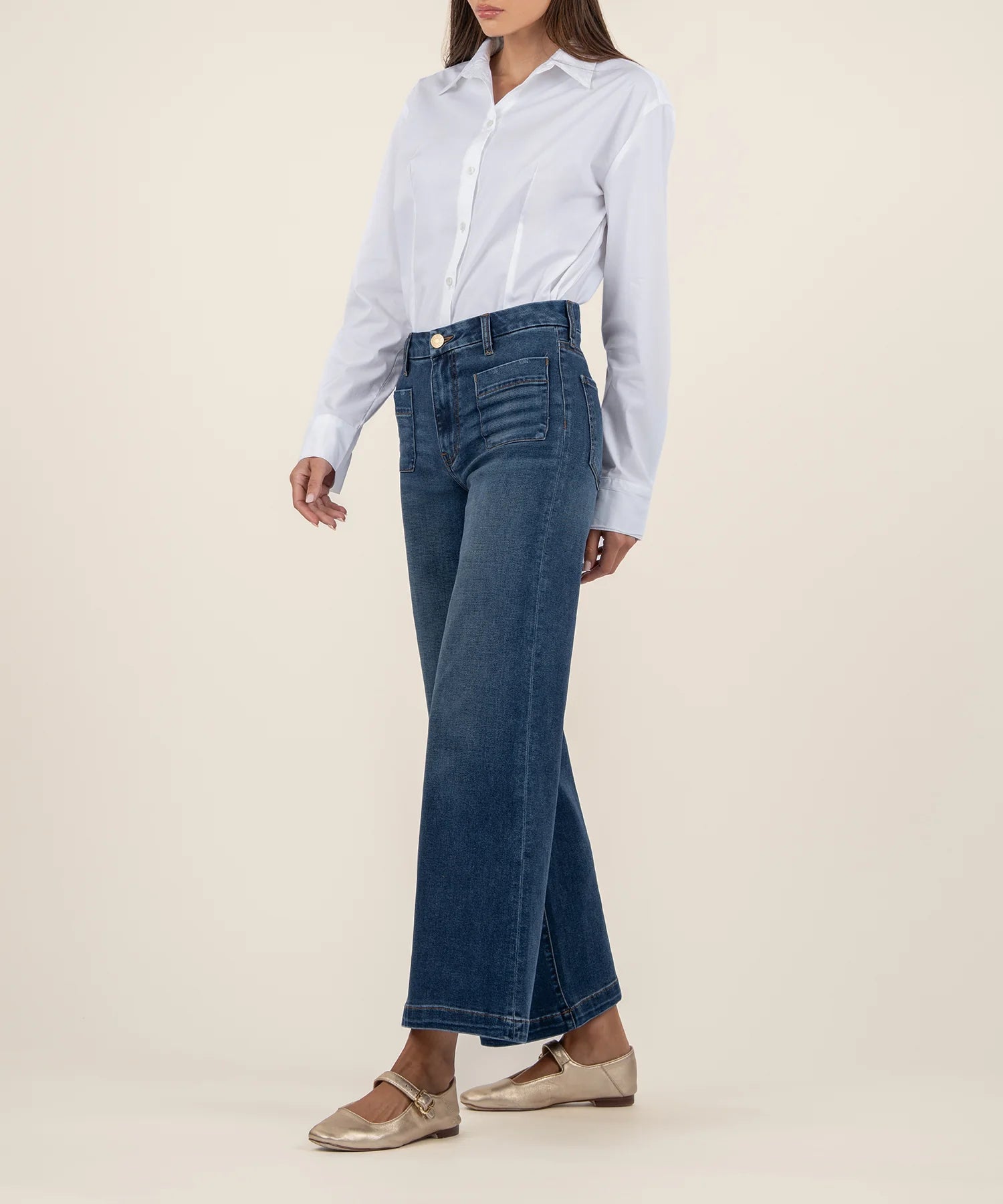 Kut from the Kloth Meg High Rise Wide Leg Jeans