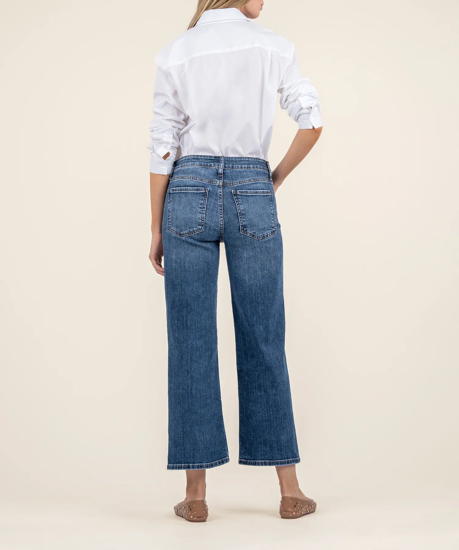 Kut from the Kloth Charlotte High Rise Wide Leg Jeans