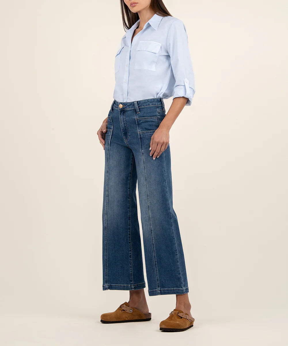 Kut from the Kloth Meg High Rise Wide Leg Jeans