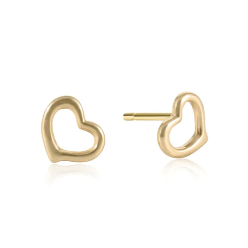 enewton Gold Love Stud Earrings