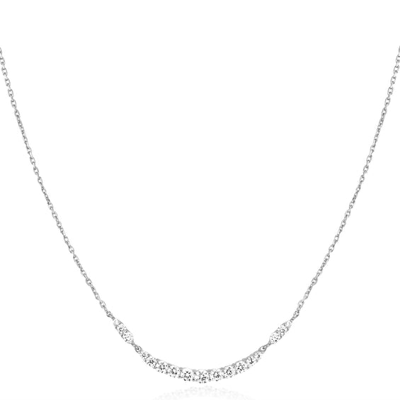 Ania Haie Arc Pave Necklace